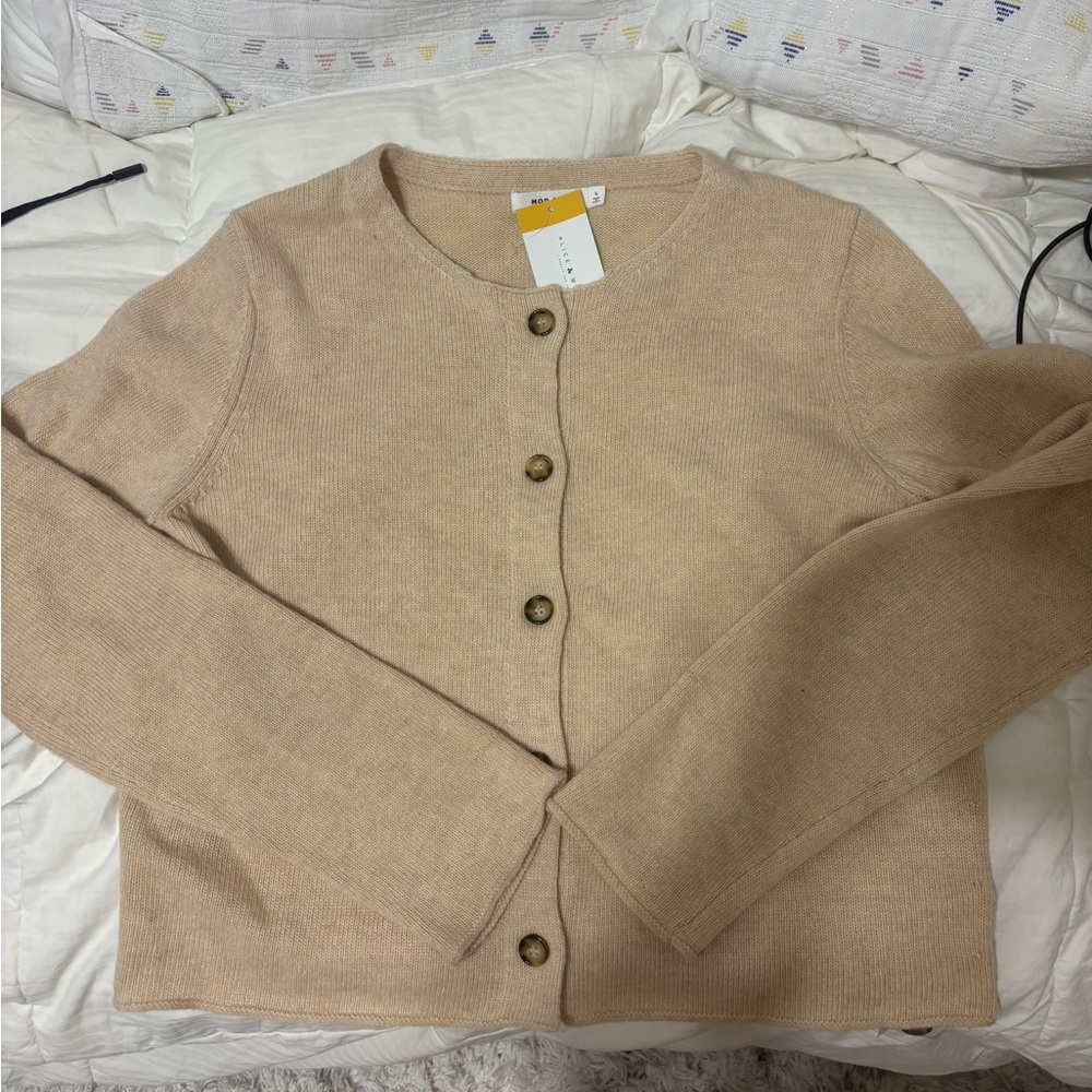 Wool Blend Cardigan NWT